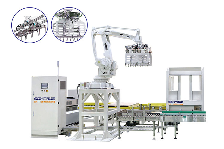 Sabon palletizer na robot: kayan aiki mai ƙarfi don ƙaddamar da samarwa mai hankali