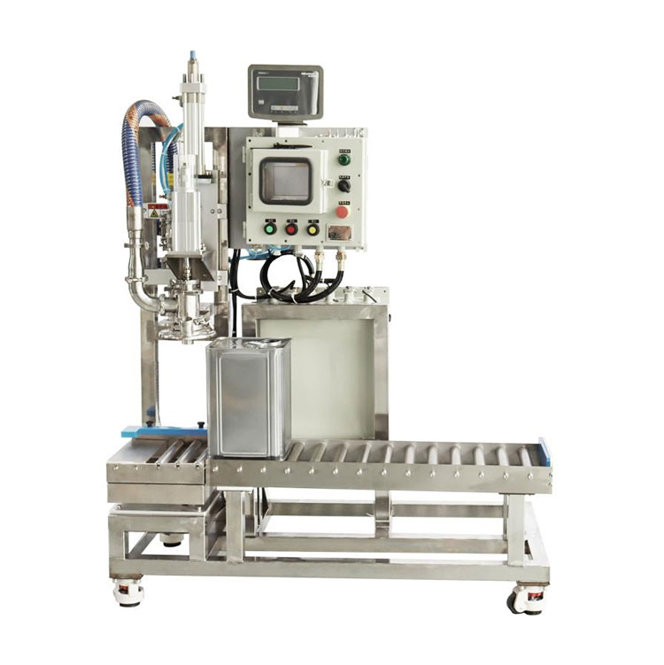 20L Ganga Semi-Automatic Resin Liquid Liquid Filling Machine